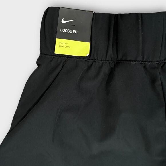 NIKE Pro Women's Woven Loose Fit Pants In Black Size Small - Picture 7 of 11